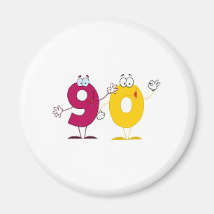 Happy Number 90 Magnet