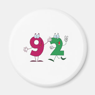 Happy Number 92 Magnet