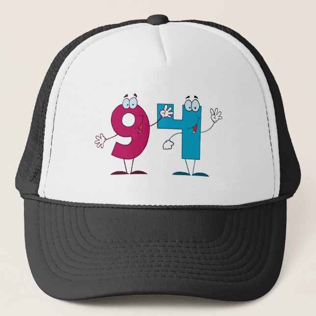 Happy Number 94 Trucker Hat (Front)