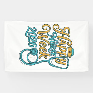 Happy Nurse Week 2026 Stethoscope Shirt Design_1 Banner