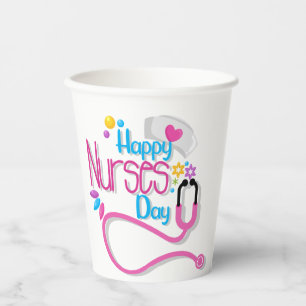 Happy Nurses Day Coffee Mug Paper Cups