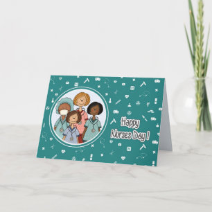 Happy Nurses Day Custom Greeting Card