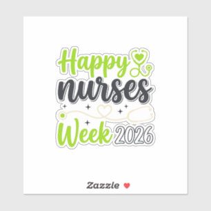 Happy Nurses Week 2026 Stethoscope Nurse Design_1