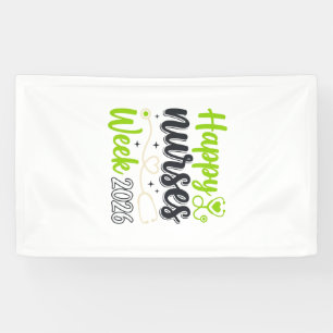 Happy Nurses Week 2026 Stethoscope Nurse Design_1 Banner