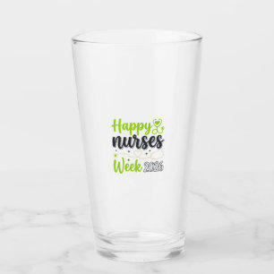 Happy Nurses Week 2026 Stethoscope Nurse Design_1 Glass
