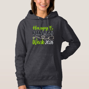 Happy Nurses Week 2026 Stethoscope Nurse Design_1 Hoodie