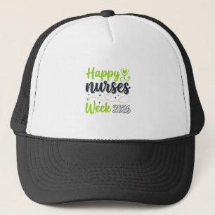 Happy Nurses Week 2026 Stethoscope Nurse Design_1 Trucker Hat