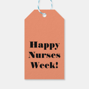 Happy Nurse's Week Gift Tags Custom Rose Nurse