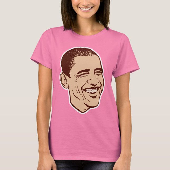 Happy Obama T-Shirt (Front)