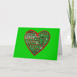Happy O'Birthday St Patricks Day Birthday Tshirt Card