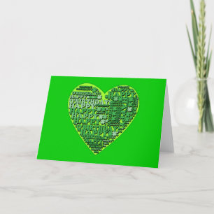 Happy O'Birthday with Heart T shirts and Gifts Card