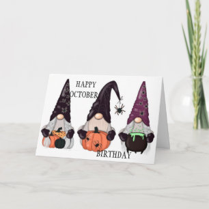 ***HAPPY OCTOBER BIRTHDAY*** CARD