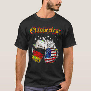 Happy Oktoberfest 2023 American German Munich Flag T-Shirt