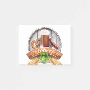happy oktoberfest post-it notes
