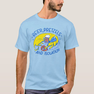 happy oktoberfest quarantine dog coronavirus T-Shirt