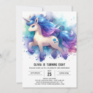 Happy Online Horse Birthday  Invitation