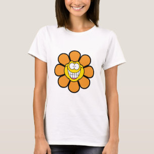 Happy Orange Flower T-Shirt