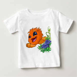 Happy orange JubJub in Neopia Central Baby T-Shirt