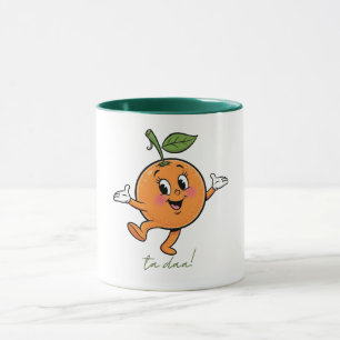 Happy Orange Ta Daa Mug