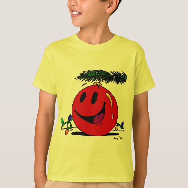 Happy Ornament Kids Basic T-Shirt (Front)