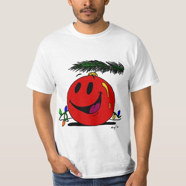 Happy Ornament Mens Value T-Shirt (Front)
