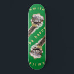 Happy Ostrich - Smile Skateboard<br><div class="desc">Happy Ostrich - Smile - Choose your colour !</div>