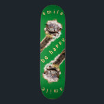 Happy Ostrich - Smile Skateboard<br><div class="desc">Happy Ostrich - Smile - Choose your colour !</div>