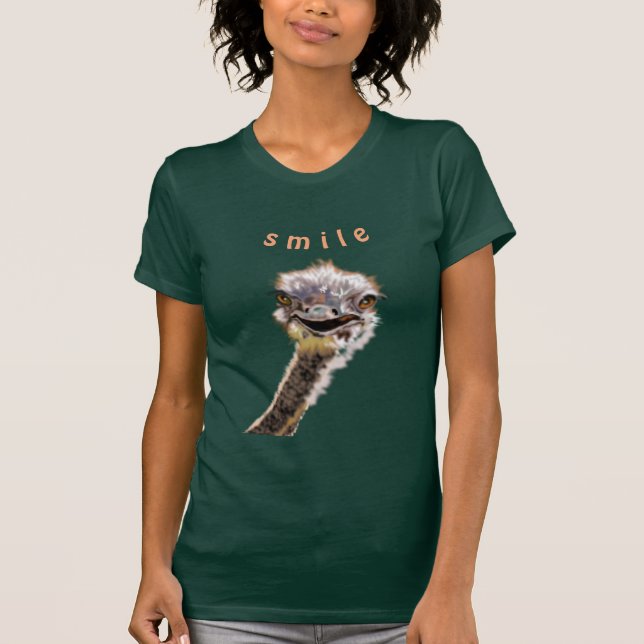Happy Ostrich - T-Shirt (Front)