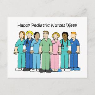 Happy Paediatrics Nurses Week - October Postcard