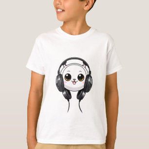 Happy Panda and The Music Everywhere  T-Shirt