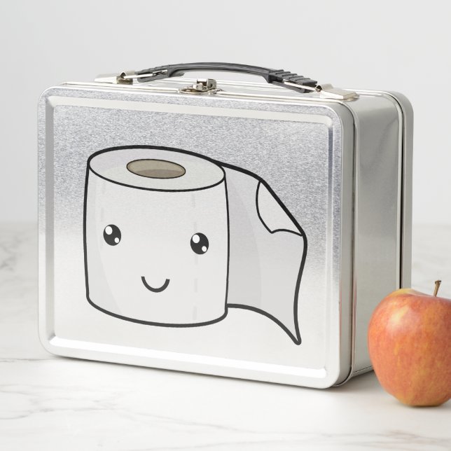 Happy Paper Metal Lunch Box (In Situ)