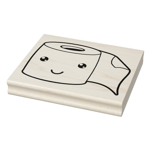 Happy Paper Rubber Stamp (Stamp)