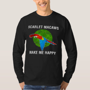Happy Parrot Scarlet Macaw T-Shirt