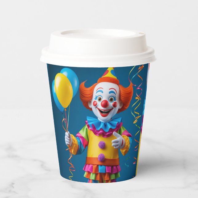 Happy Party Clown! Paper Cups (Front)