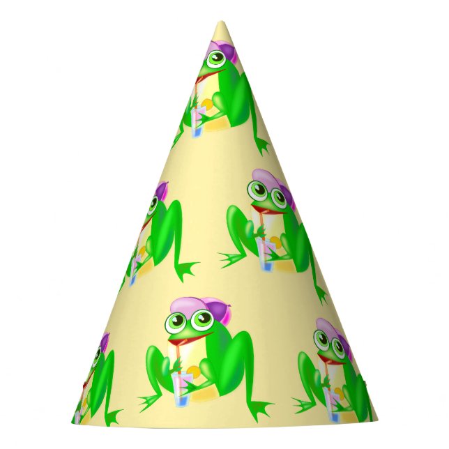 Happy Party Frog Hat (Front)