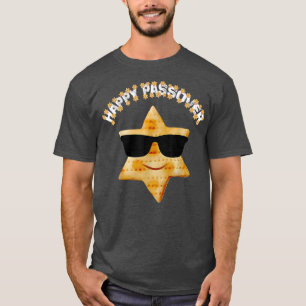 Happy Passover 2022 Funny Matzah Face Pesach Jewis T-Shirt