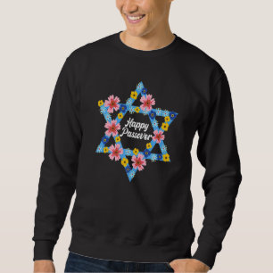 Happy Passover 2022  Star Of David Pesach Jewish M Sweatshirt