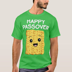 Happy Passover Cute Matzo Jewish Holiday T-Shirt