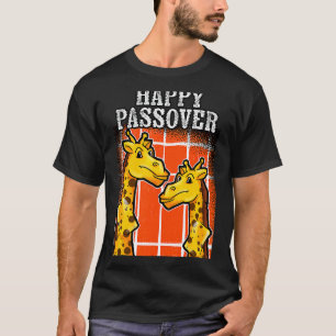 Happy Passover  Giraffe Passover Jewish T-Shirt