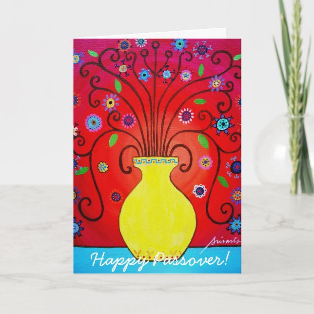 Happy Passover Holiday Card (Front)