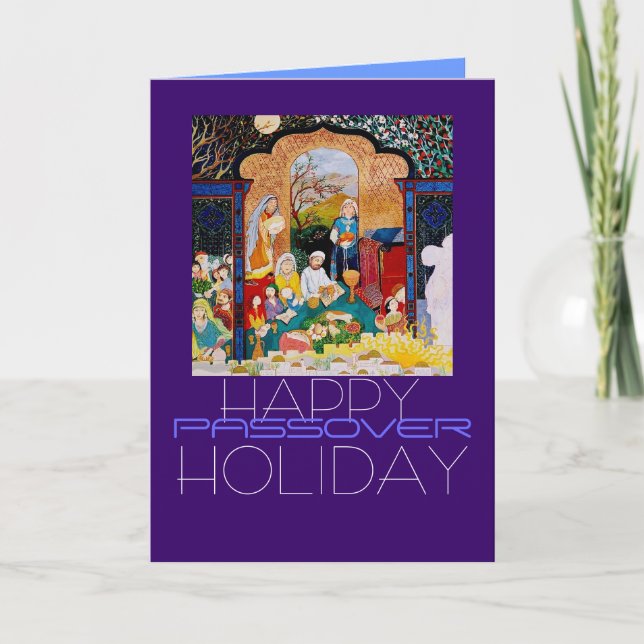 HAPPY PASSOVER HOLIDAY CARD (Front)