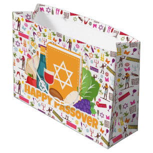 Happy Passover Large Gift Bag