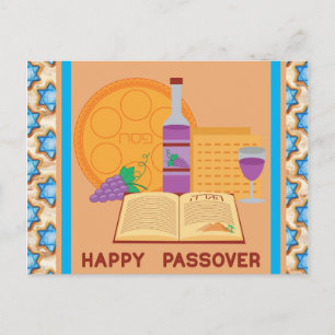 Happy Passover Postcard