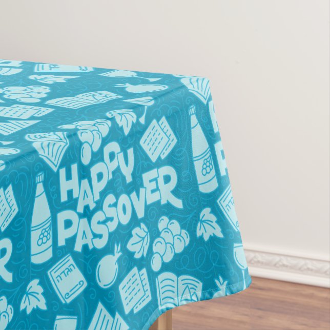 Happy Passover Tablecloth (In Situ)