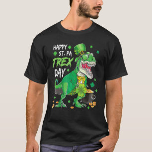 Happy Pat Rex Day Dinosaur T Rex St Patrick's Day  T-Shirt
