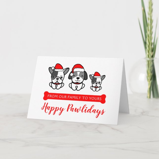 Happy Pawlidays Card (Front)