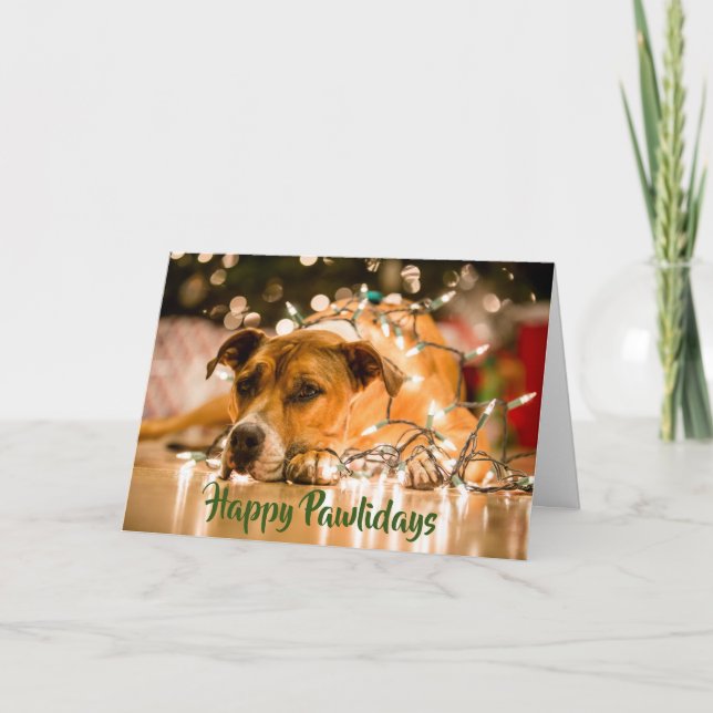 Happy Pawlidays Card (Front)