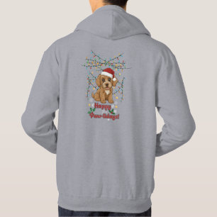 Happy Pawlidays Christmas Cockapoo T-Shirt Hoodie