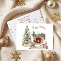 Happy Pawlidays Dog Design- Brittany Spaniel