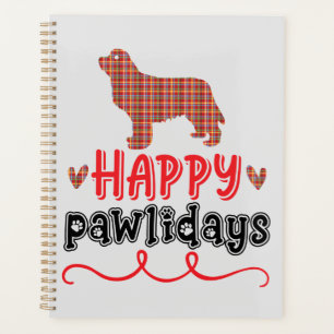 Happy Pawlidays   Funny Word Pun Planner